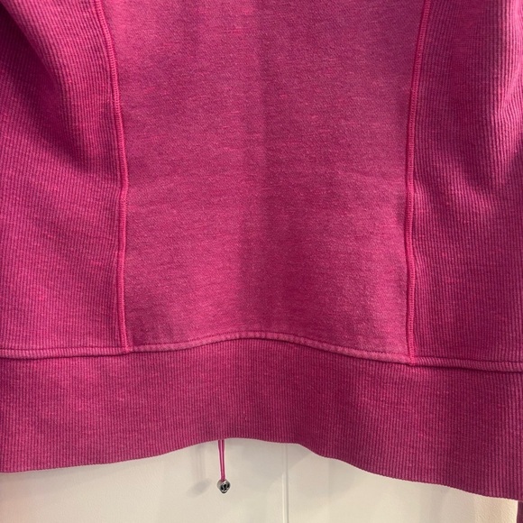 Lululemon Scuba Full Zip Hoodie Jacket Fuchsia Pink Size 6 Thumbholes - Picture 14 of 16